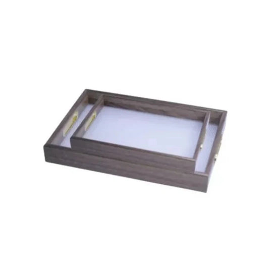 Serving Tray Plastic (Set of 2)