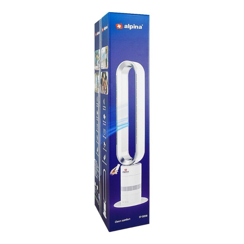 Alpina Electric Bladeless Fan 100-140V