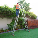 Aluminium  Multi-Purpose Ladder 4x6  Steps (6.70Mt)