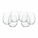 Amber Glasses Pasabache 350cc (Set of 6)