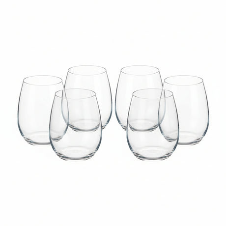 Amber Glasses Pasabache 350cc (Set of 6)