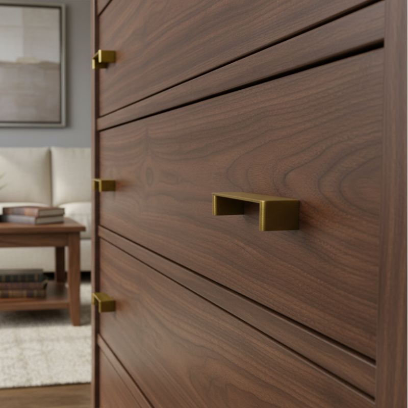 Antique Brass Furniture Handle 160mm