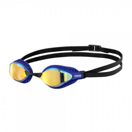 Arena Air Speed Mirror Swimming Goggles-Yellow Copper Blue
