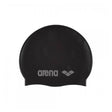 Arena Classic Silicone JR Swimming Cap-Black Silver