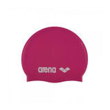 Arena Classic Silicone JR Swimming Cap-Fuchsia White