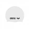Arena Classic Silicone Swimming Cap-White & Black