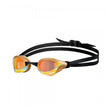 Arena Cobra Core Swipe Mirror Swimming Goggles- Yellow Copper Gold