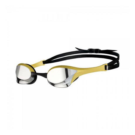 Arena Cobra Ultra Swipe Mirror Swimming Goggles-Silver Gold