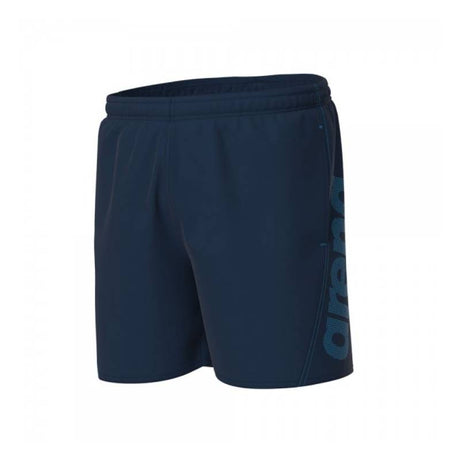 Arena Fundamentals Logo Junior Boxers-Navy Turquoise