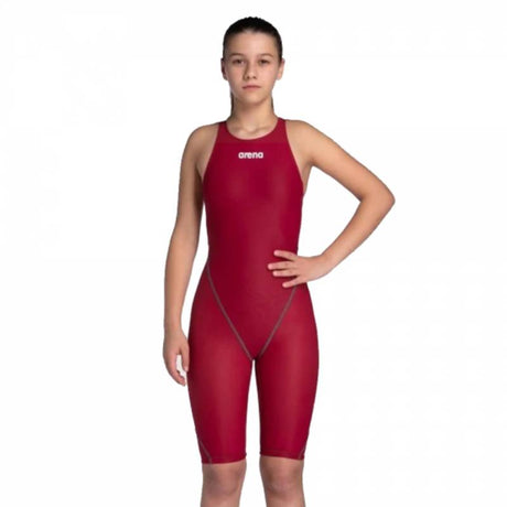 Arena Girls NEXT PowerSkin ST Racing Suit- Deep Red