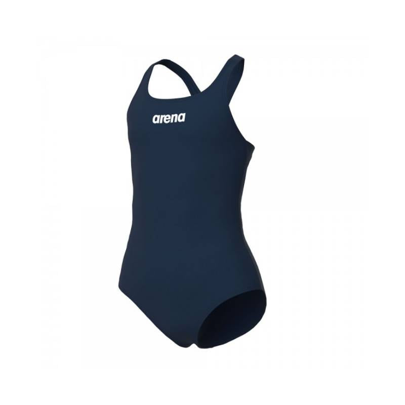 Arena Girls Team Swimsuit Swim Pro Solid-Navy