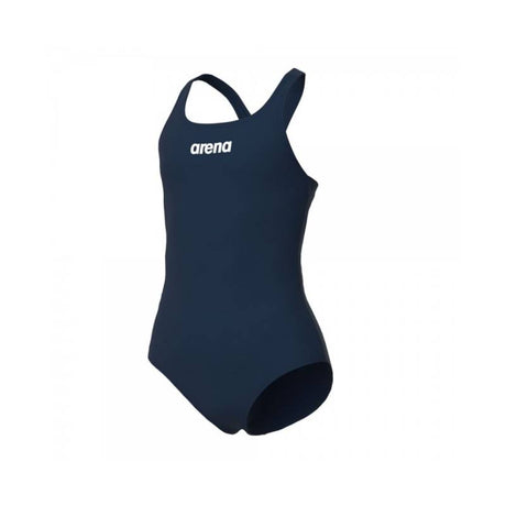 Arena Girls Team Swimsuit Swim Pro Solid-Navy