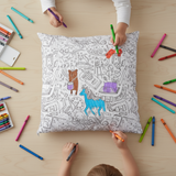 Coloring Cushion For Kids