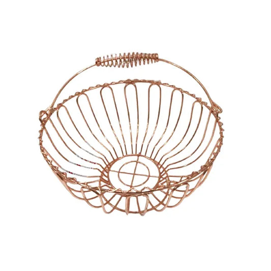 Fruit Basket Round Rose Gold