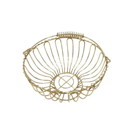 Fruit Basket Gold Round