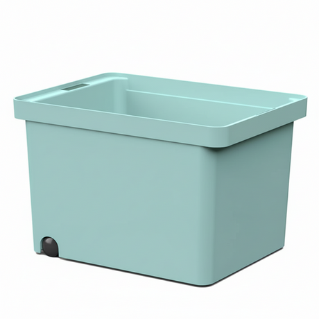 Storage Basket With Wheels 20L