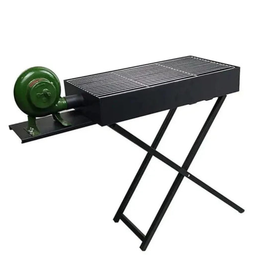 BBQ Grill With Blower Black