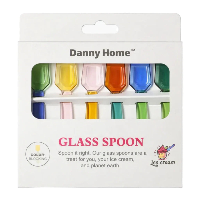 Ice Cream Glass Spoons (Set of 6 Pcs)