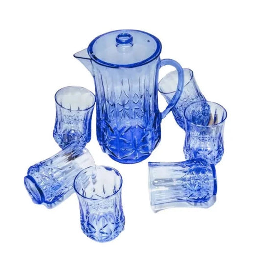 Acrlylic Water Jug & Glass Set (7pcs Set)
