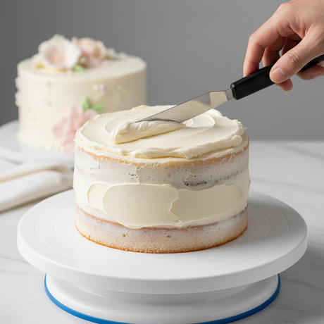 Stainless Steel Angled Icing Spatula