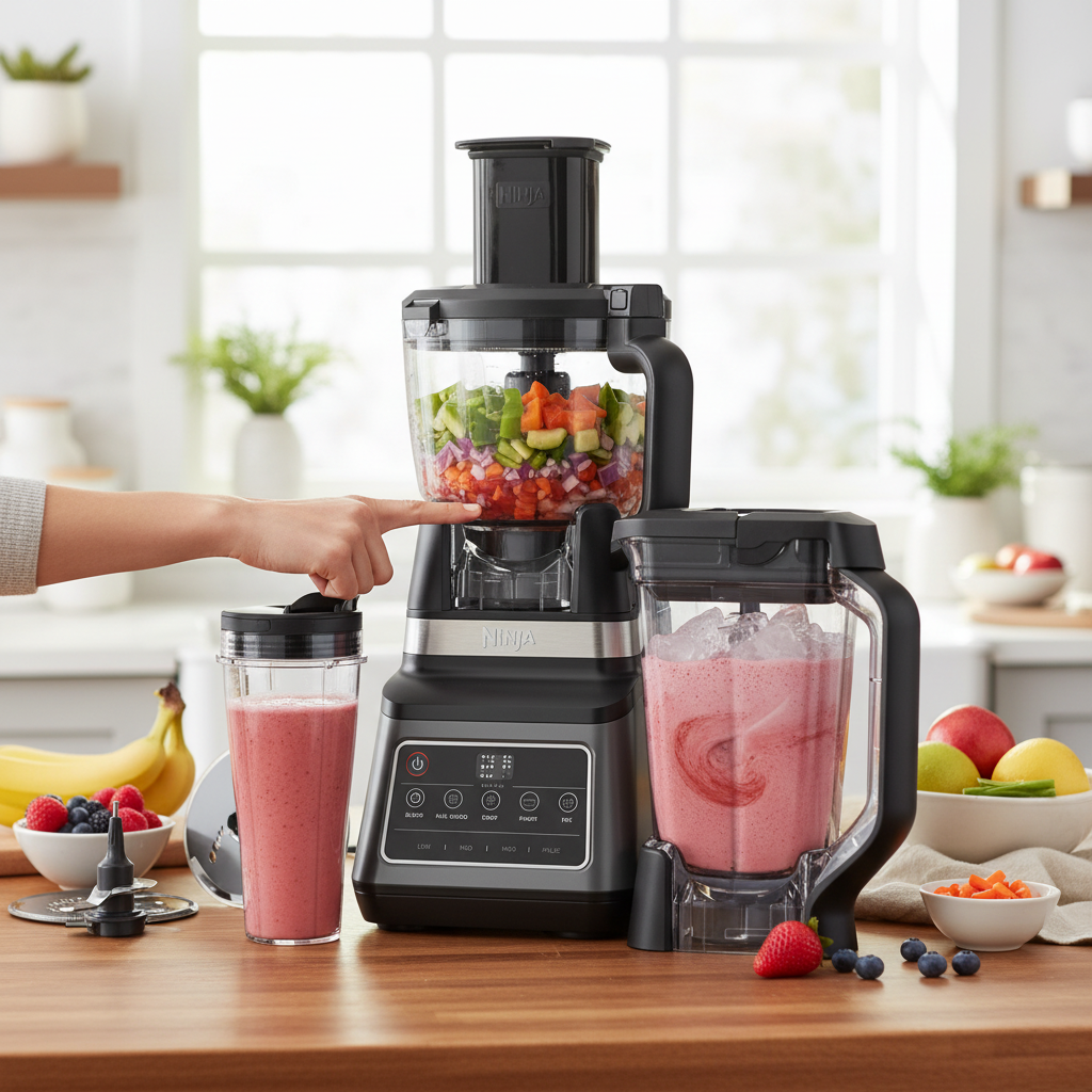 Ninja 3-in-1 Food Processor With Auto IQ