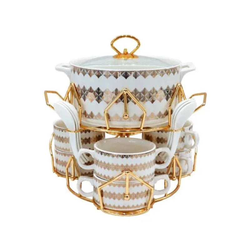Soup Set With Candle Stand (16pc Set)