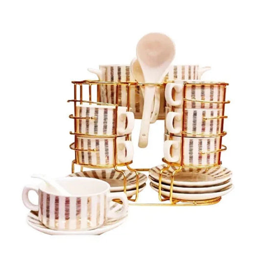 Soup Set With Candle Stand (22pc Set)