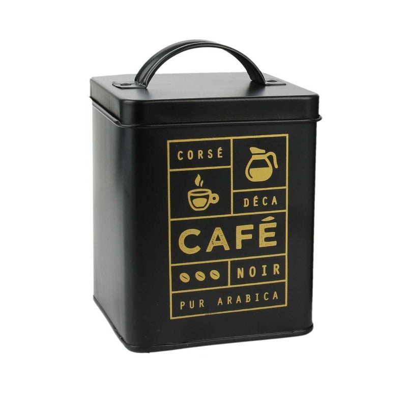 Coffee & Sugar Container Matt Black