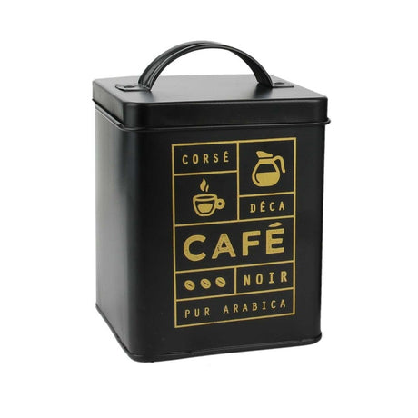 Coffee & Sugar Container Matt Black