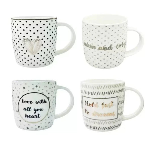 Coffee Mug Set White (Set of 4)