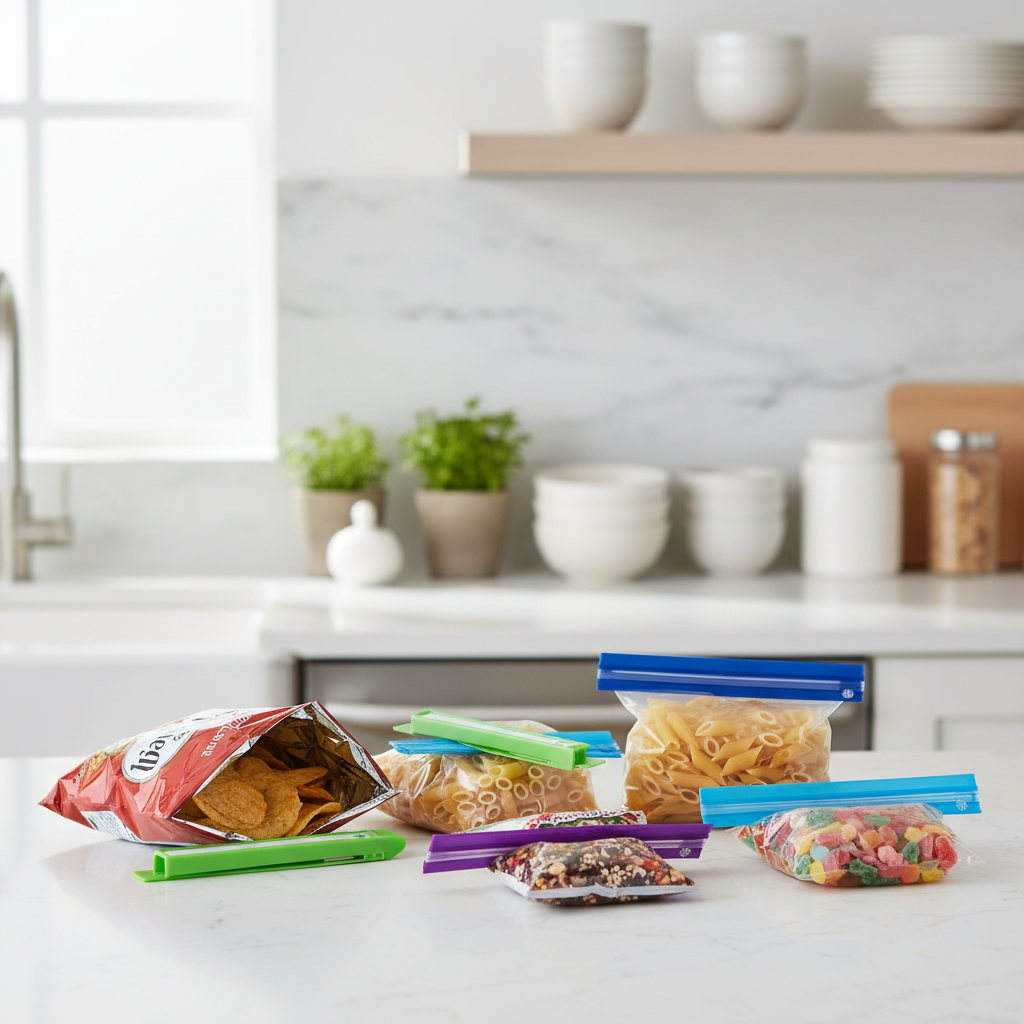 Bag Closing Clips Plastic 8pcs