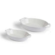 Baking Plates With Open Handles Set of 2
