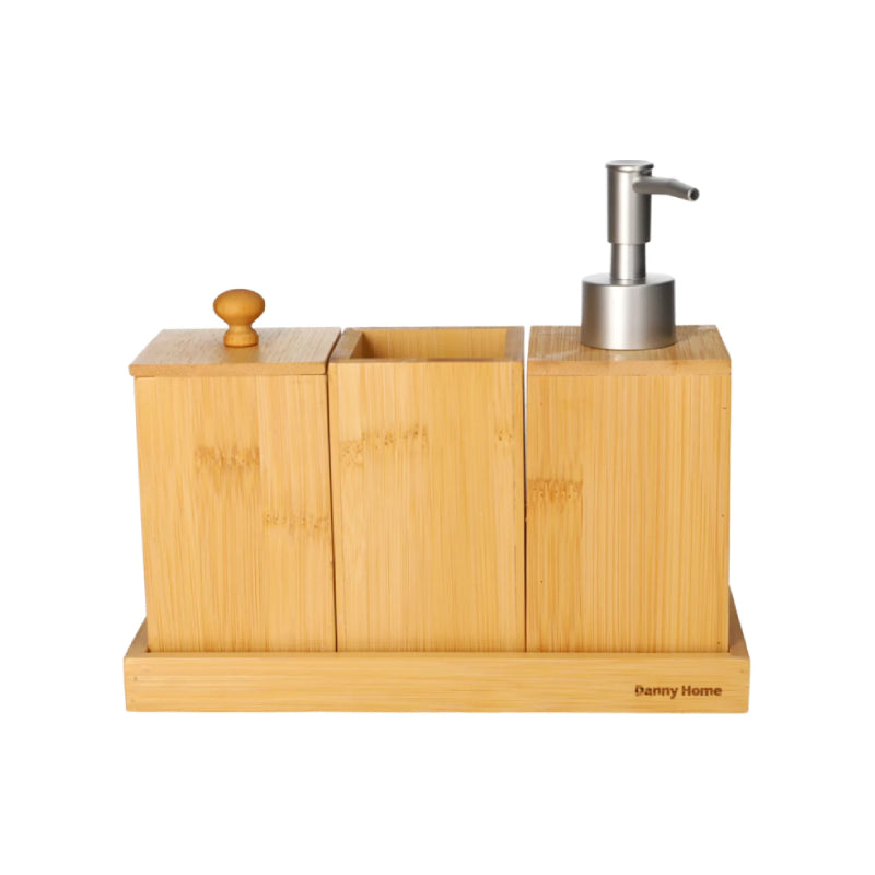 Bamboo Bathroom Set of 4pcs