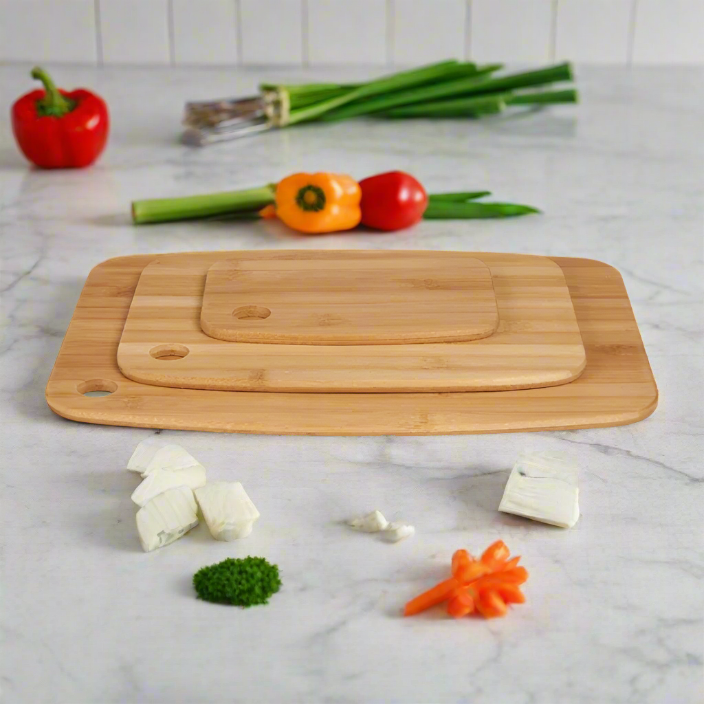 Bamboo Cutting Boards (Set of 3)