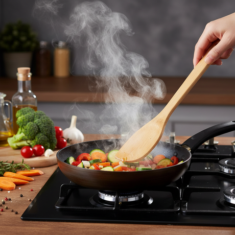 Bamboo Kitchen Spatula With Form 30cm