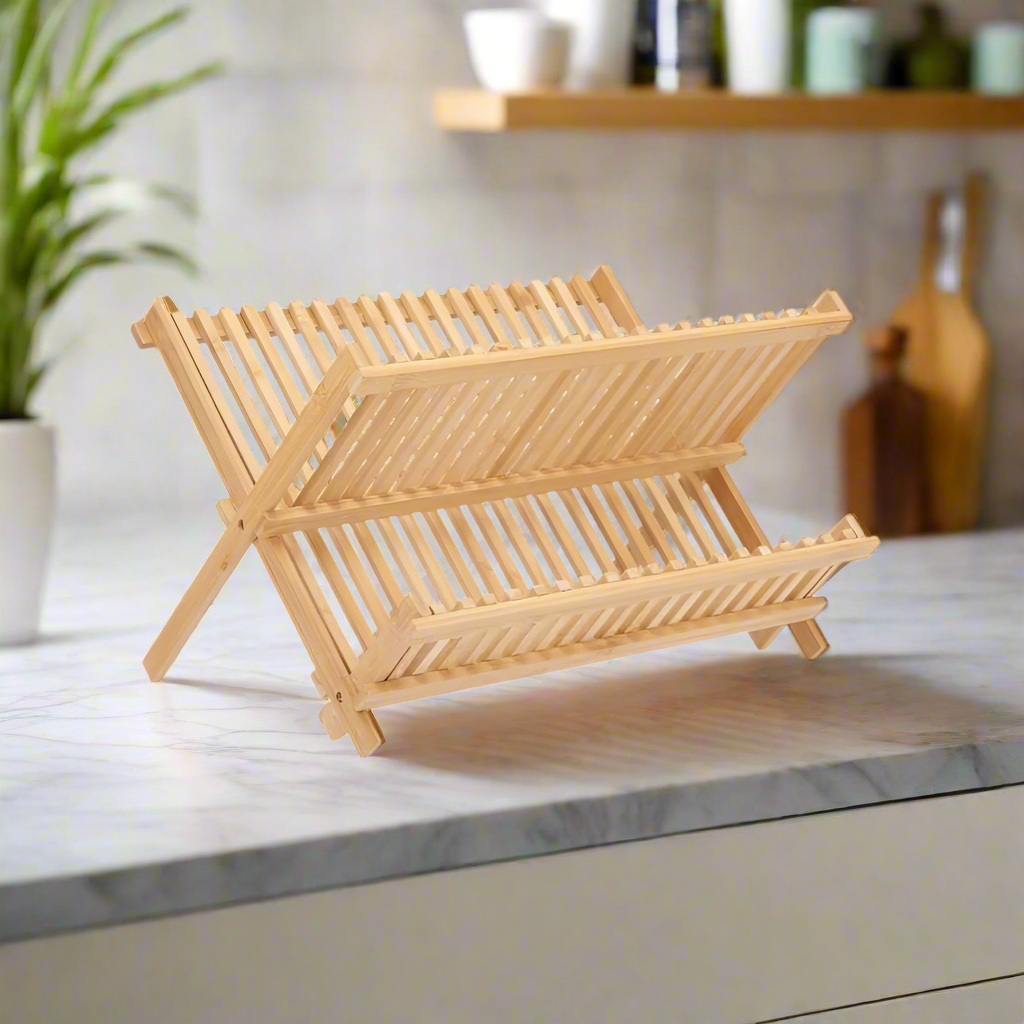 Bamboo Plate Drainer
