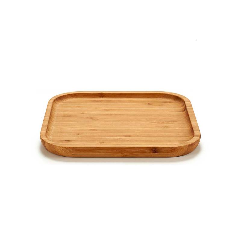 Bamboo Squared Small Plate Appetizer