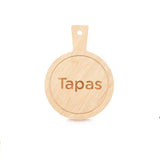 Bamboo and Slate Round Table Dec Tapas