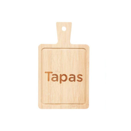 Bamboo and Slate Square Table Dec Tapas 11 x 19cm