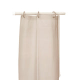 Bathroom Curtain Peva and Shower Mat Beige Set