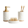 Bathroom Set White (Set of 3)