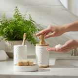 Bathroom Set White (Set of 3)