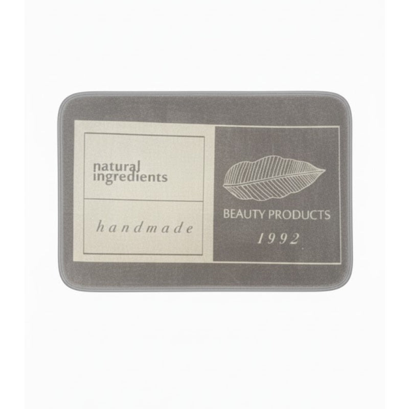 Beauty Products Bath Mat Grey 40x60cm