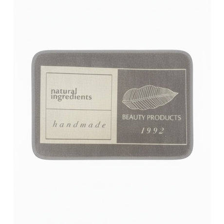 Beauty Products Bath Mat Grey 40x60cm