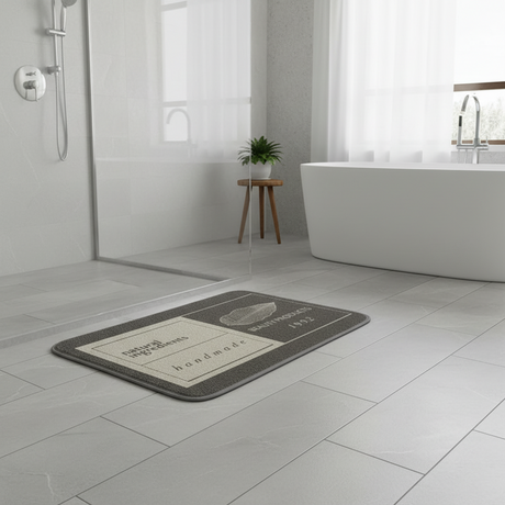 Bath Mat Grey 40x60cm