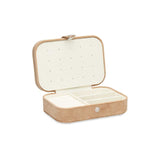 Beige Rectangular Jewerly Storage Box
