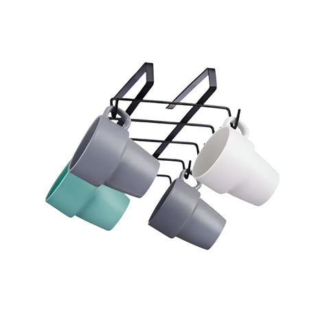 Black Metal Mugs Holder