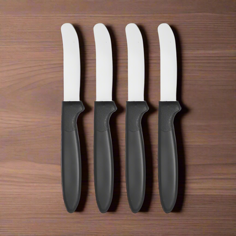 Black Spread Knives (Set of 4)