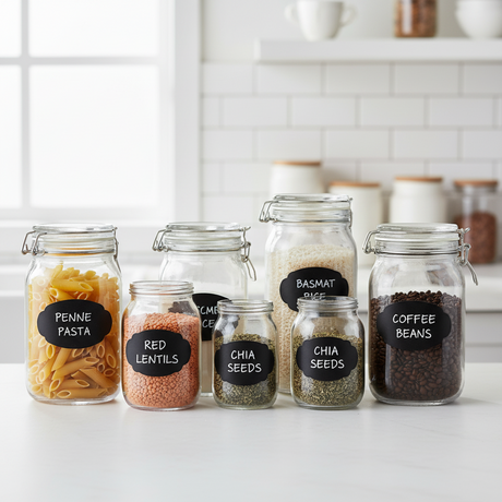 Stickers For Jars With Chalk (Set of 16)