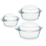Borcam Serving Dish With Lid (Set of 3)